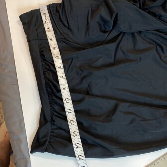 Black Tankini bikini two piece set size 2X - Picture 13 of 16